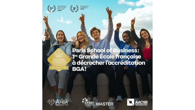 PSB devient la première Grande Ecole accreditée Business Graduates Association !