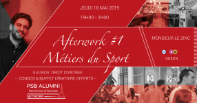 Afterwork métiers du Sport PSB #1